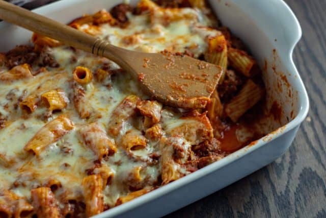 Rigatoni Pasta Bake - About a Mom