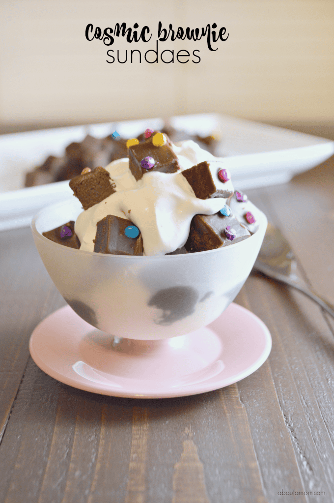 Sundae Cosmic Little Debbie Chocolate Chip Brownies