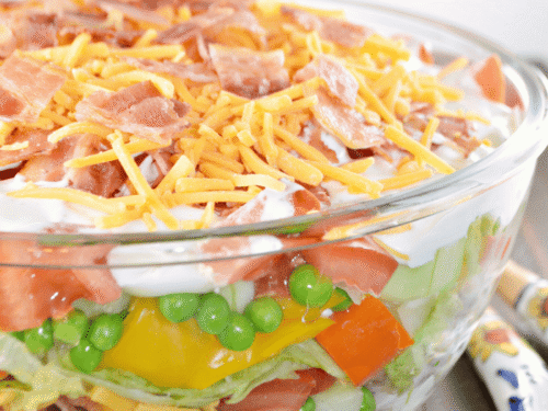 Bacon Ranch Layered Salad