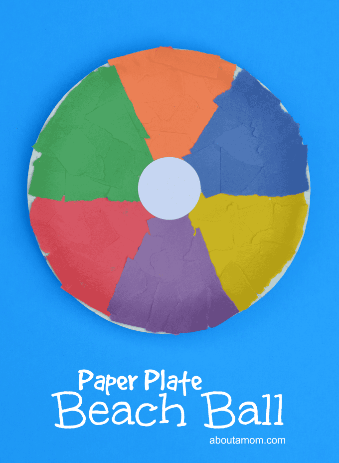 Paper Plate Beach Ball Craft About a Mom