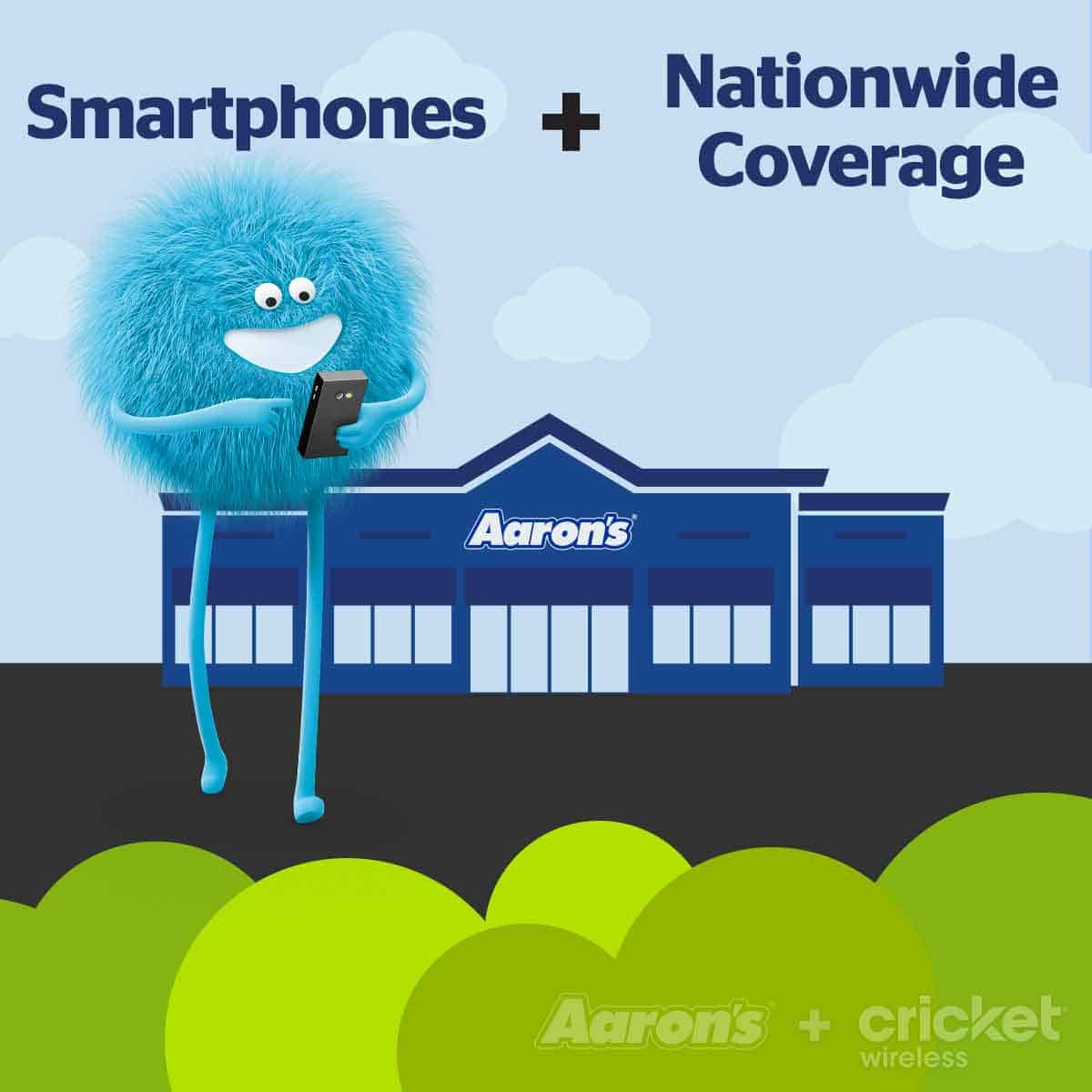 Announcing Smartphones + Cricket Wireless Plans at Aaron’s! About a Mom