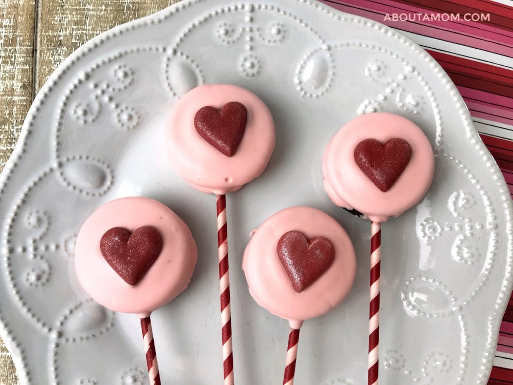 Need a simple Valentine's Day dessert or treat? OREO Pops are one of my favorite no-bake treats. Make this super easy Valentine's Day OREO Pops Treat for your sweetheart, children's classmates or anyone you want to feel especial on Valentine's Day.&nbsp;