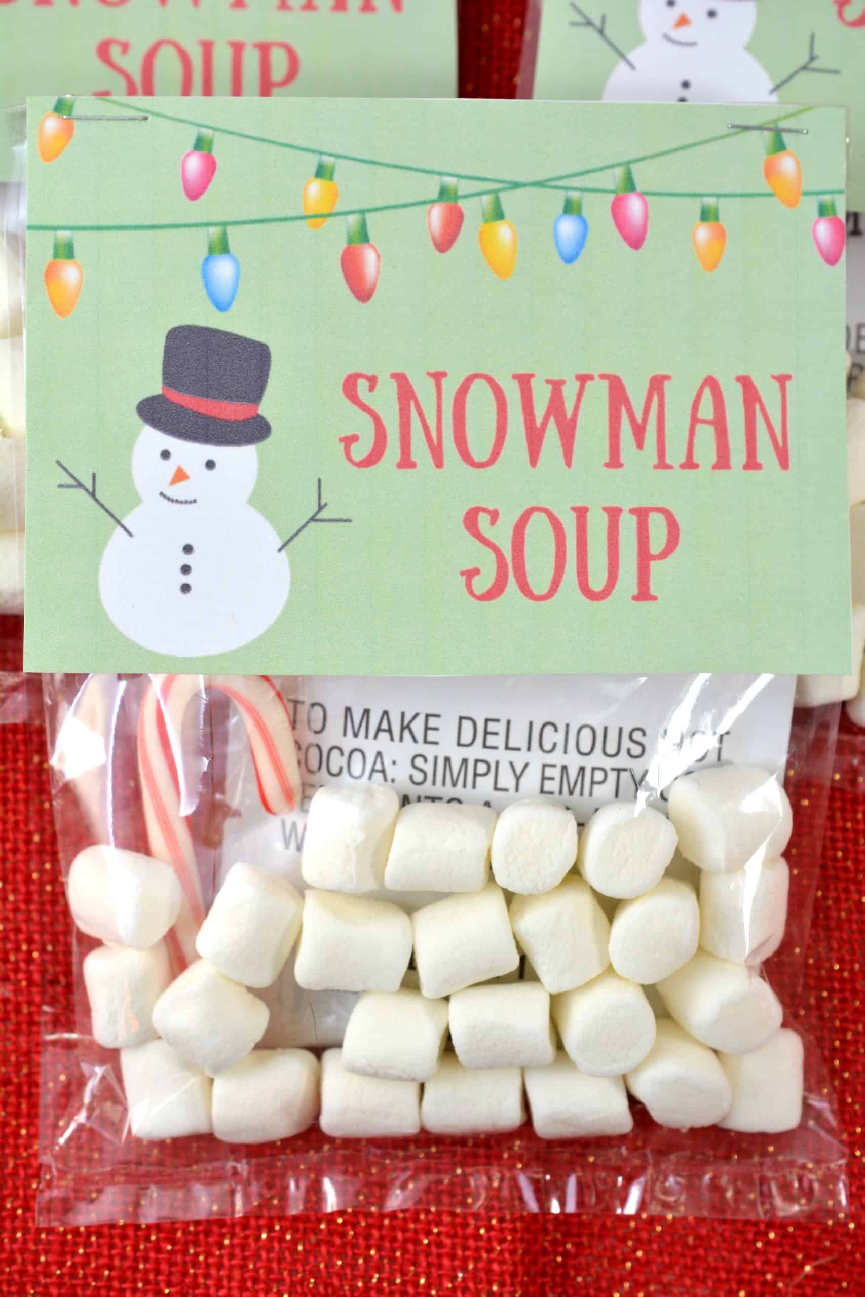 Homemade Holiday Gift Idea: Snowman Soup with Free Printable - About a Mom homemade-holiday-gift-idea-snowman-soup-with-free-printable-about-a-mom