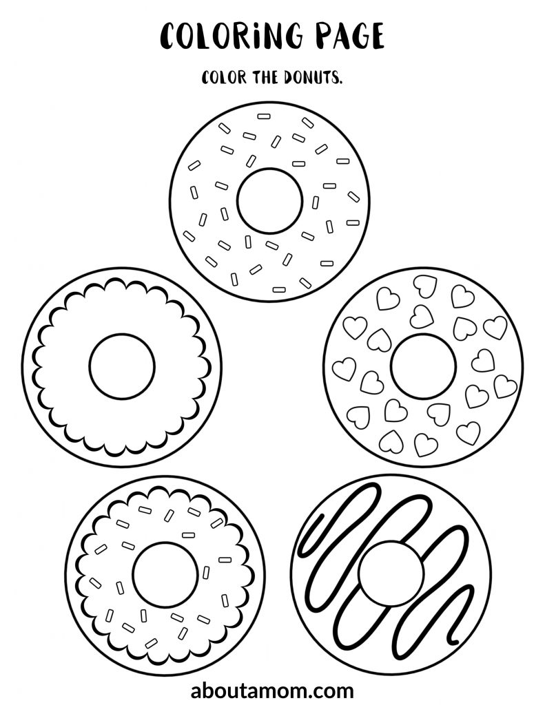 donut-printable-activity-book-about-a-mom for Free Printable Fun Activity Worksheets Donut Printable Activity Book - About a Mom for Free Printable Fun Activity Worksheets