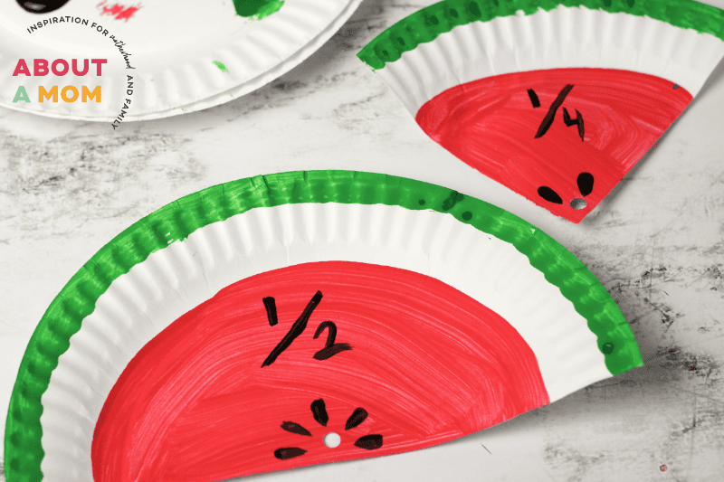 Dividing Watermelon into Fractions Activty