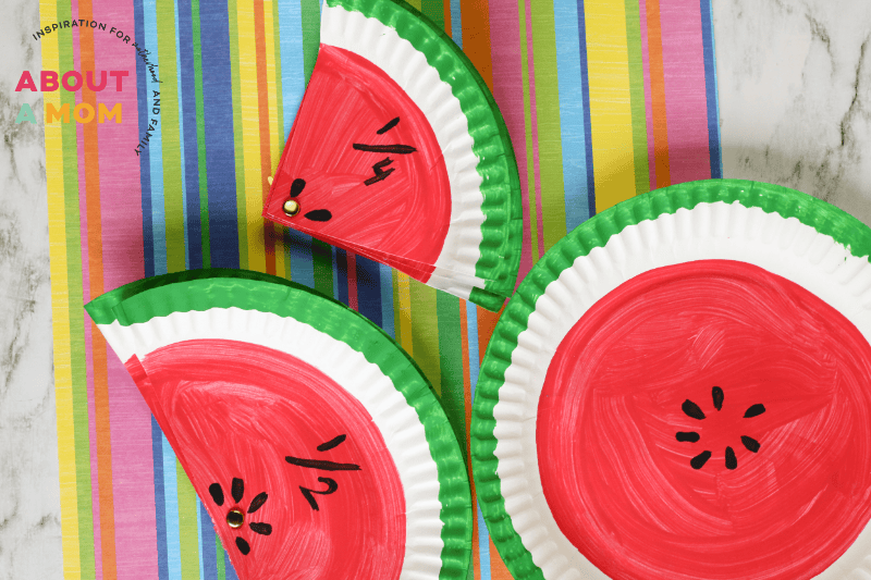 Math Fractions Activity with Watermelons