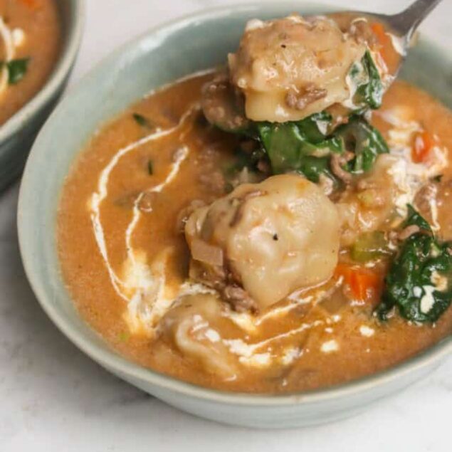 Creamy Tortellini Soup Feature-5