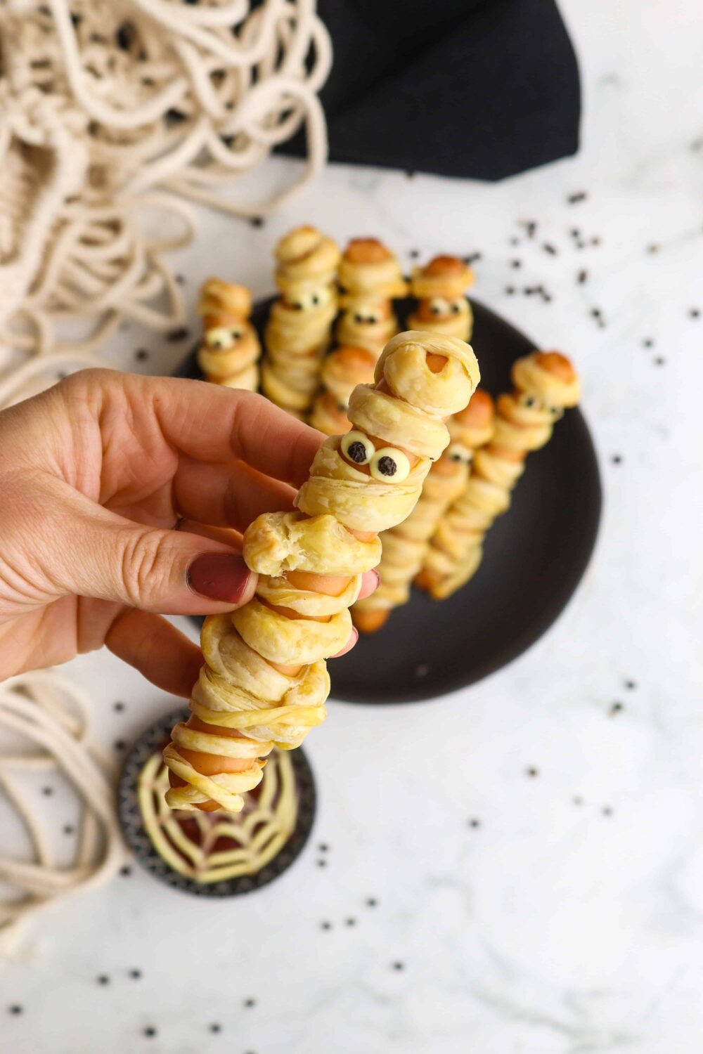 Easy Mummy Hot Dogs Recipe - About a Mom