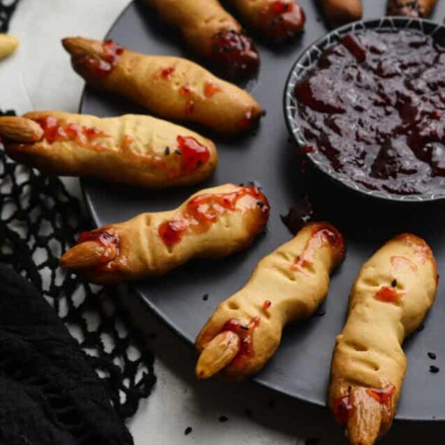 Witch finger cookies