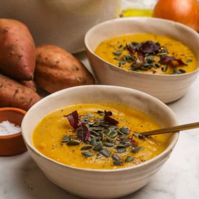 Sweet Potato Soup Recipe Feature-4