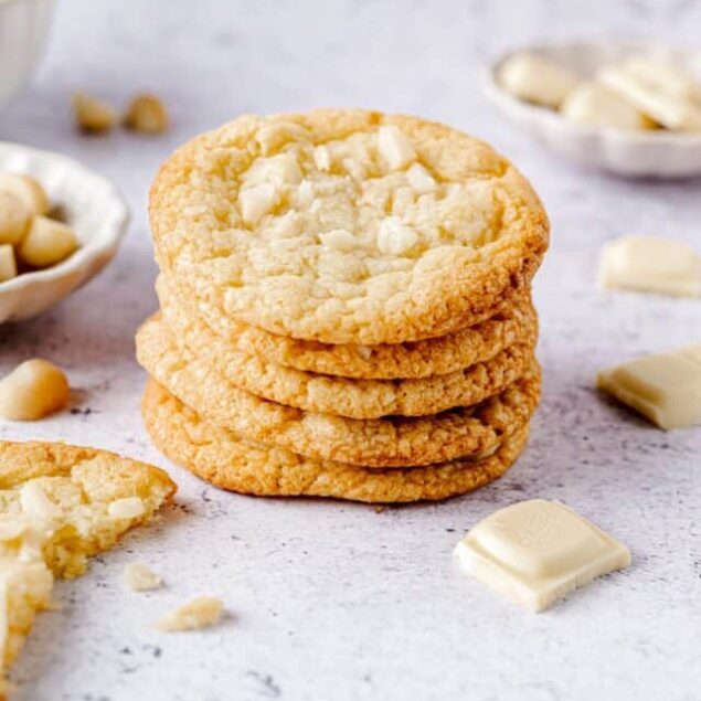 White Chocolate Macadamia Nut Cookies