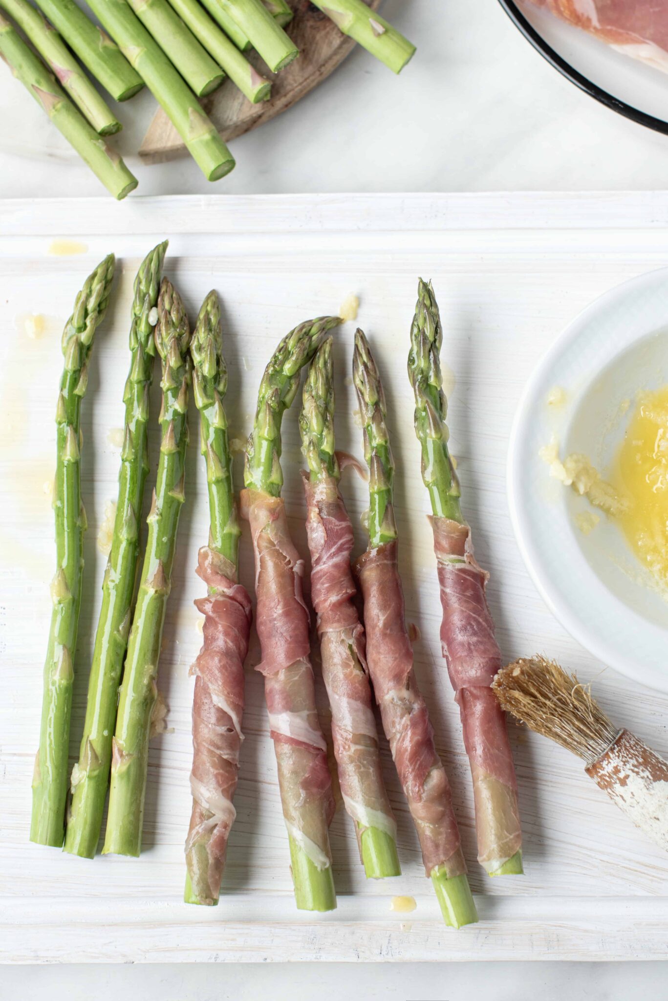 Prosciutto-Wrapped Asparagus - About a Mom