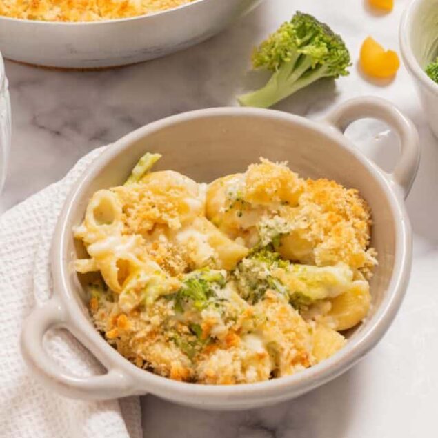 Baked Broccoli Mac and Cheese