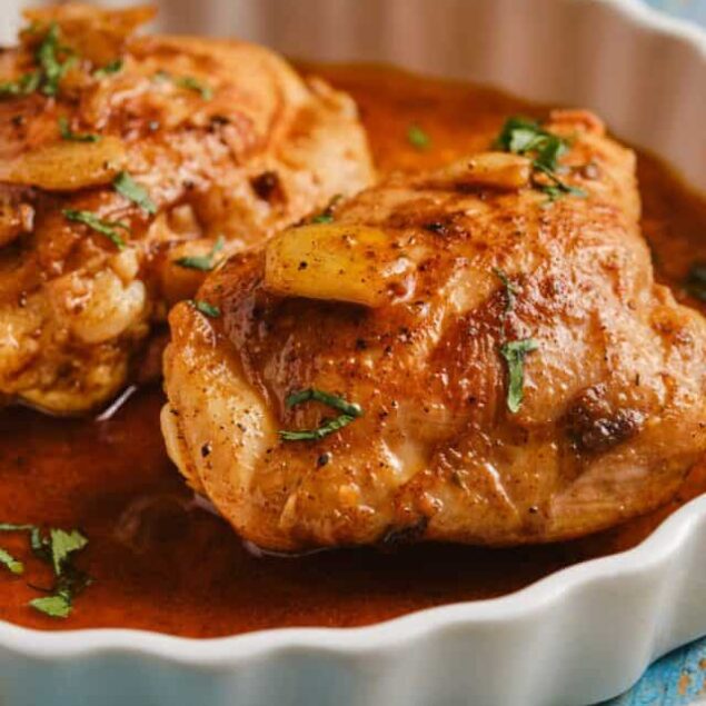Garlic Chicken Thighs