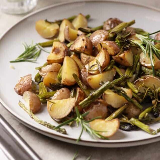 Roasted Asparagus and Potatoes