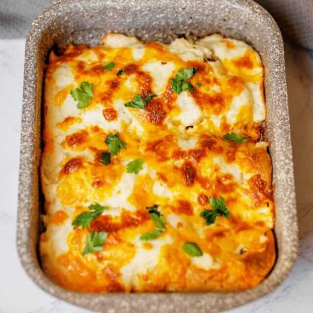 Sour Cream Chicken Enchiladas