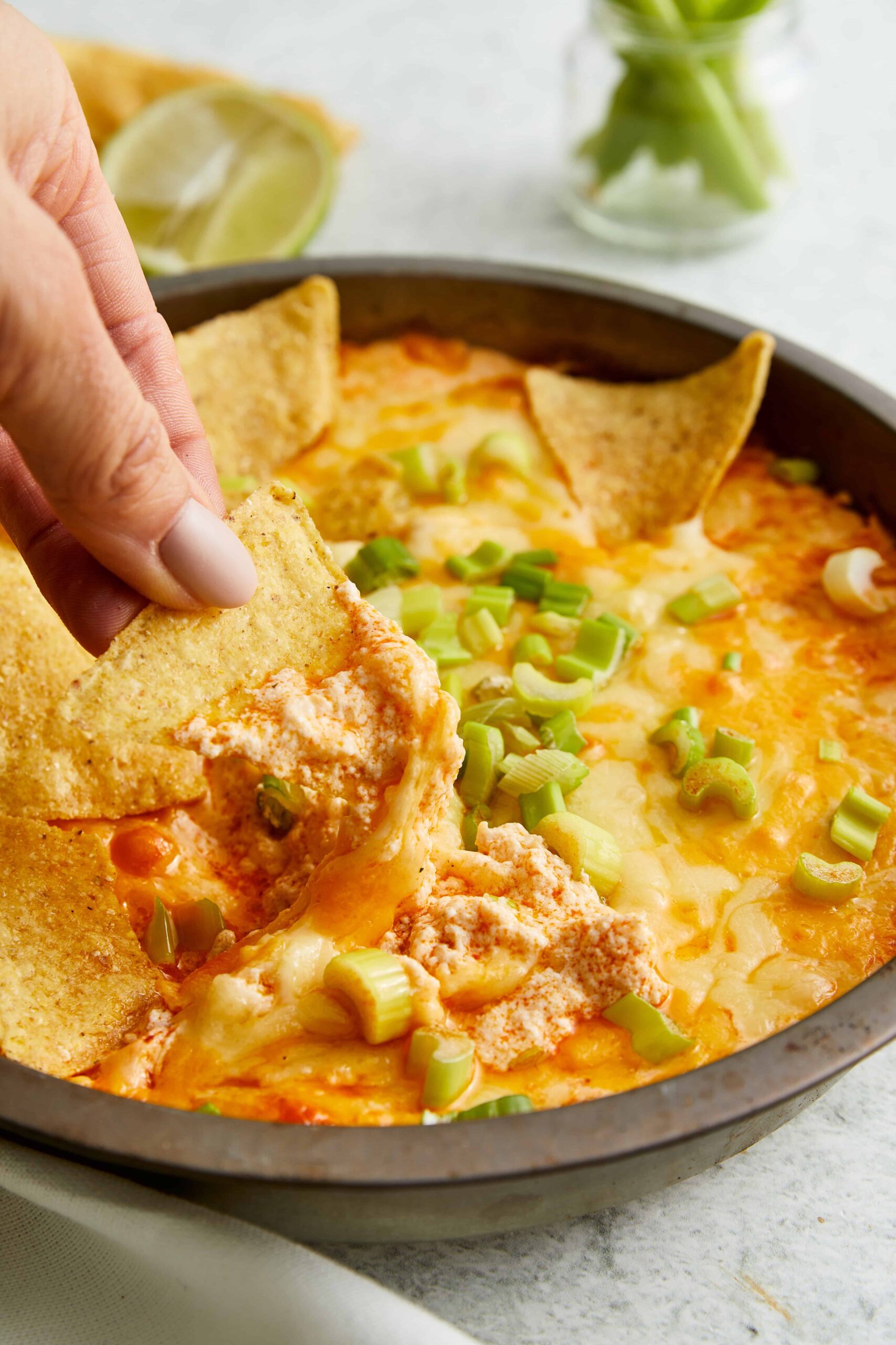 buffalo chicken dip recipe with ranch dressing and cream cheese Buffalo Ranch Chicken Dip