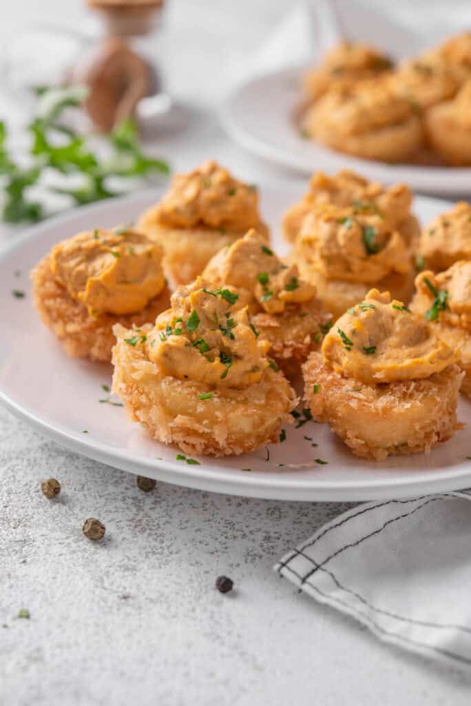 Deep fried deviled eggs recipe about a mom