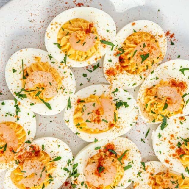 Shrimp Deviled Eggs