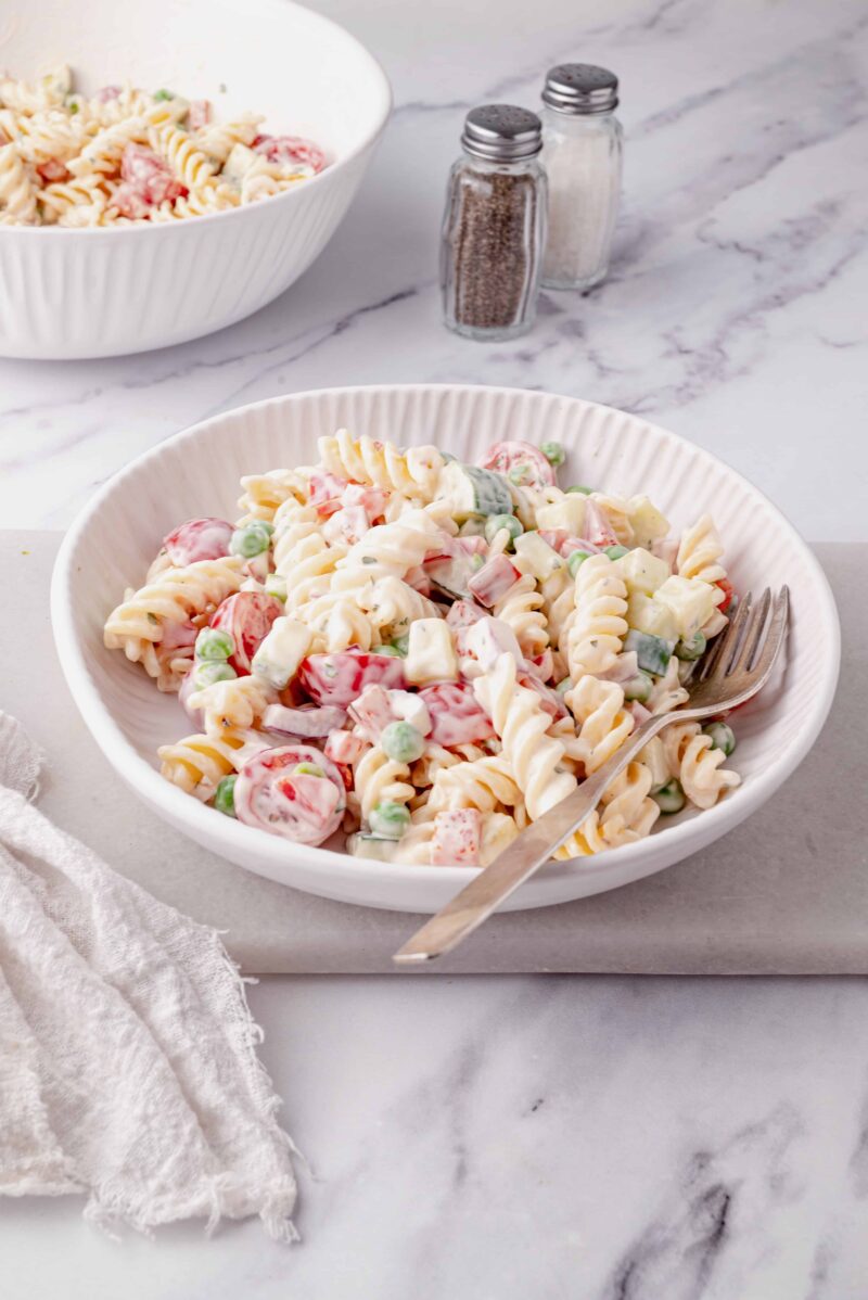 Creamy Pasta Salad - About a Mom