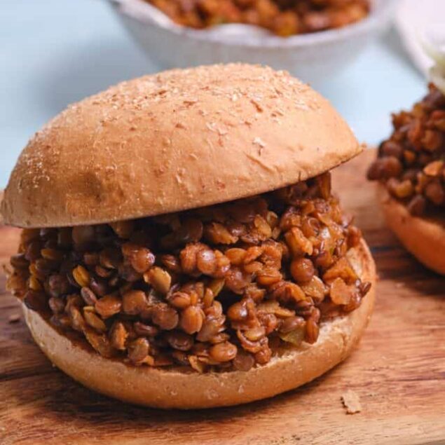 Lentil Sloppy Joes (Vegan)