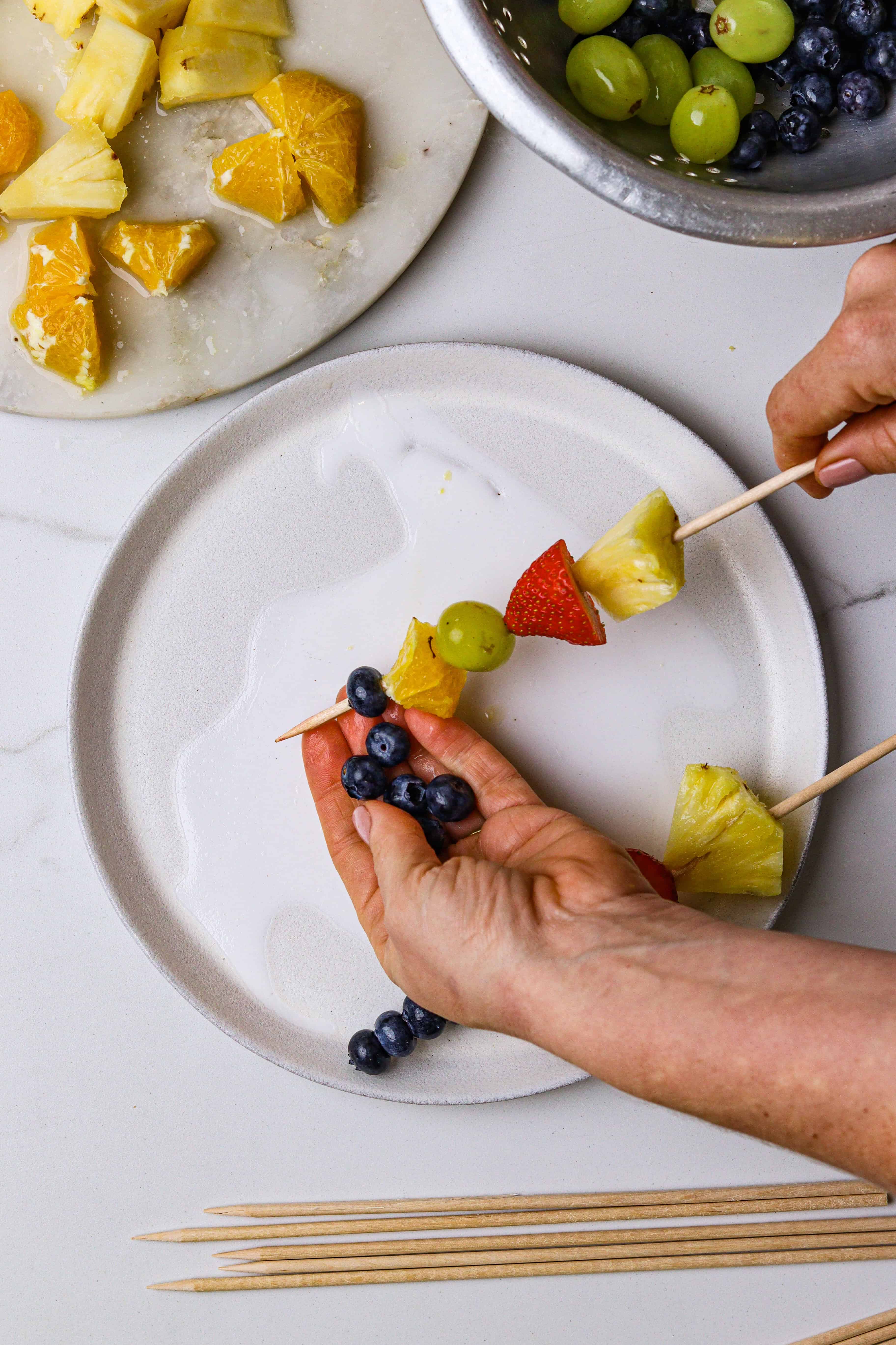 Fruit Skewers - About a Mom