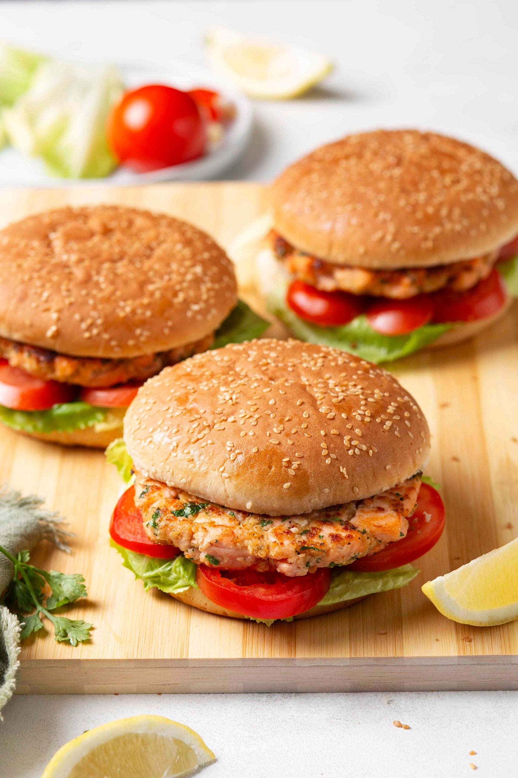 Salmon Burgers Recipe - About a Mom