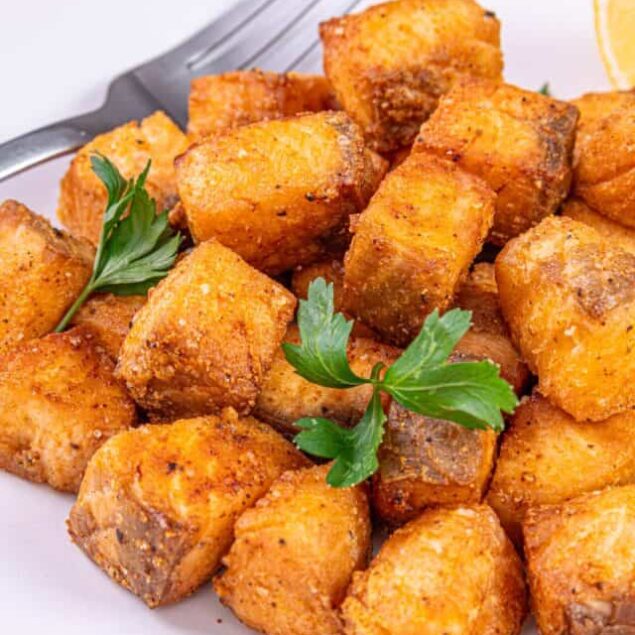 Air Fryer Salmon Bites