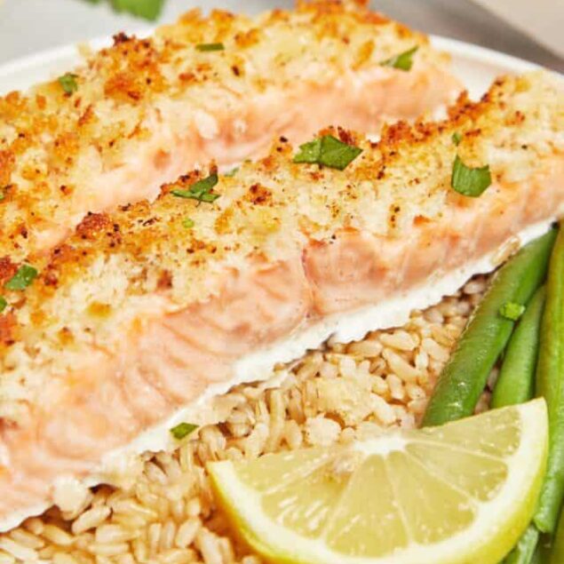 Panko Crusted Salmon