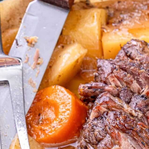 Roast with Potatoes and Carrots