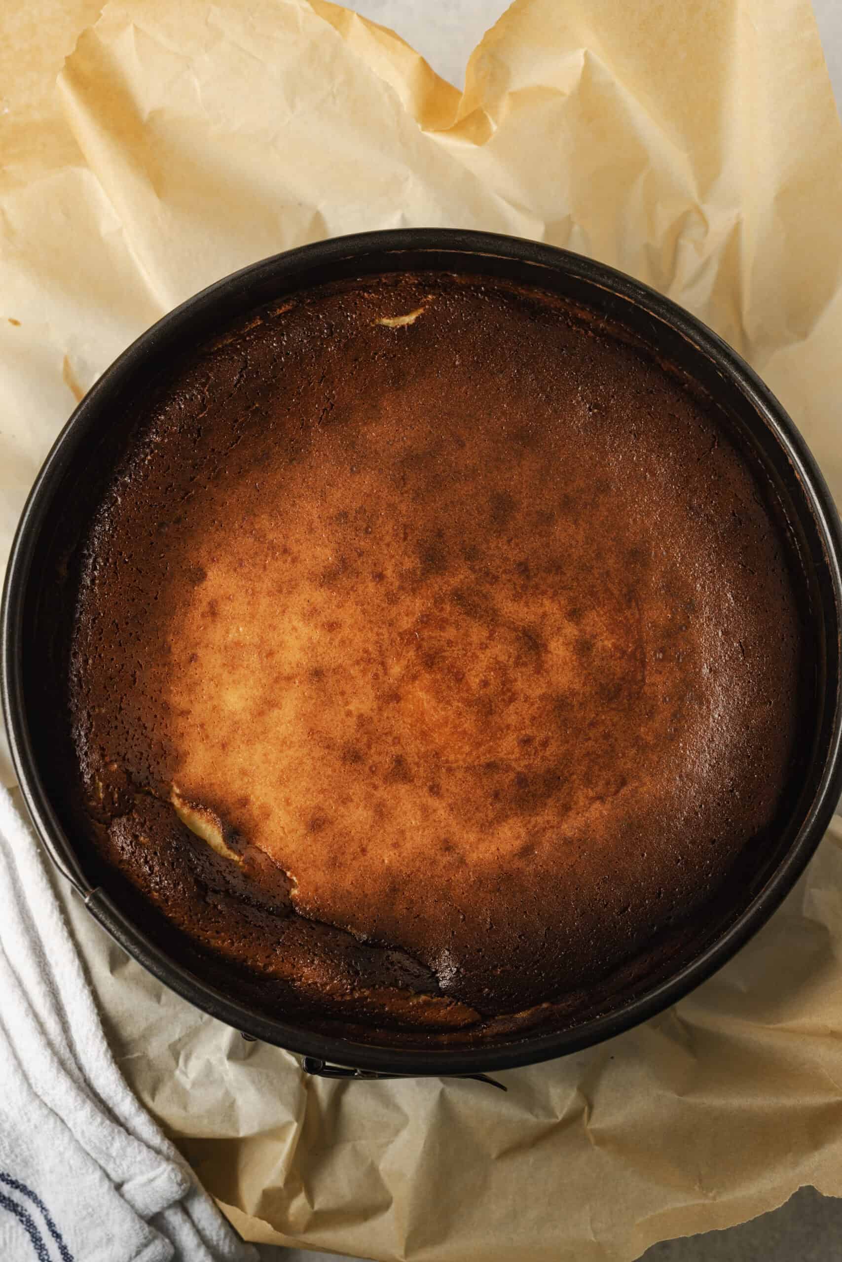 Basque Cheesecake - About a Mom