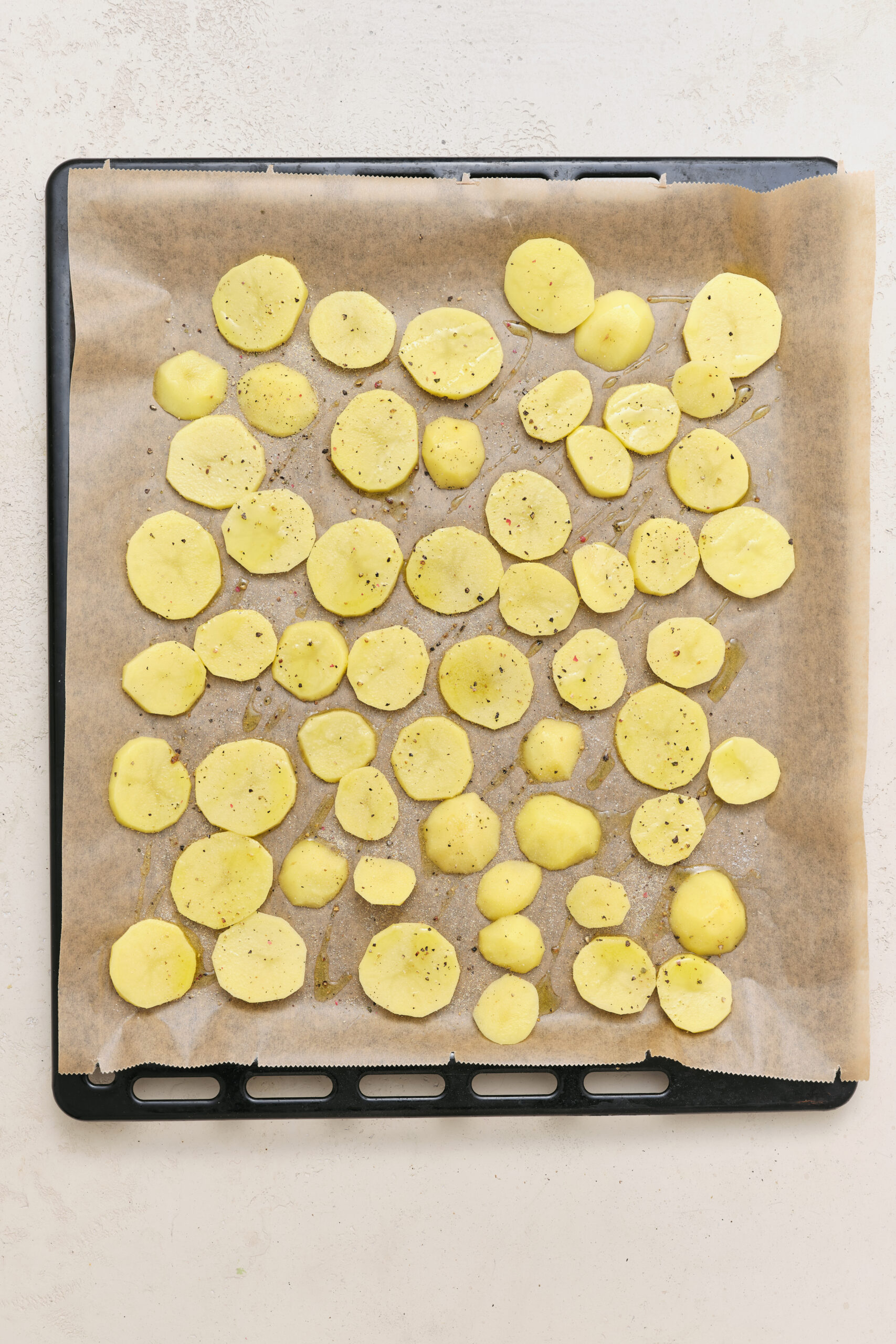 Baked Potato Slices - About a Mom