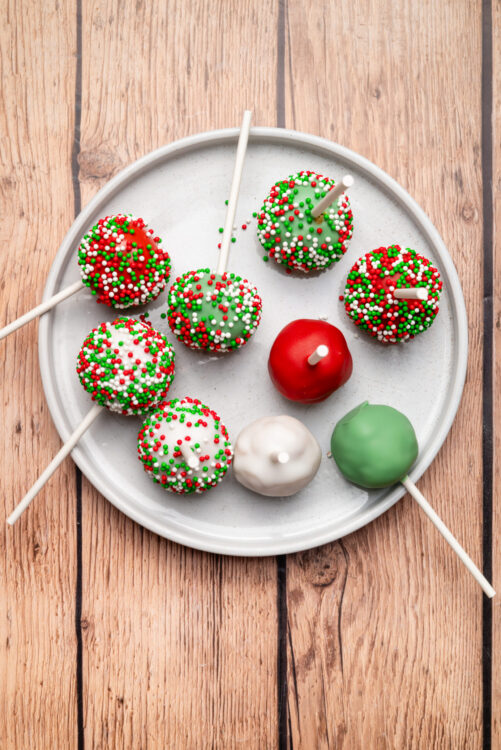 christmas cake pops step 6